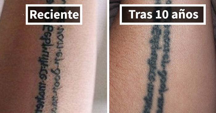 ¿Estás Pensando En Tatuarte? Estas Imágenes Revelan Cómo Envejecen Los Tatuajes Con El Tiempo