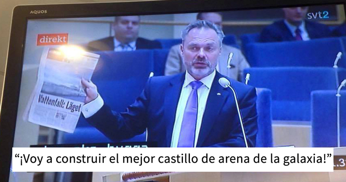 La televisión sueca puso accidentalmente subtítulos de un programa infantil en un debate político, y es divertidísimo