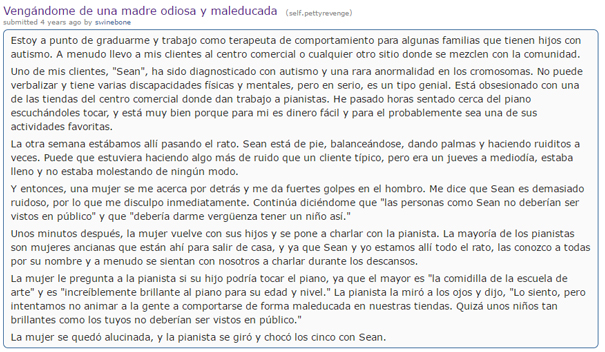 Venganza Sobre Una Madre Odiosa