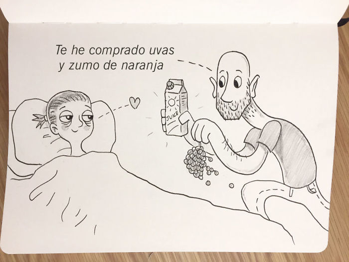Cuando alguno de nosotros está enfermo, compramos uvas y zumo de naranja fresco, como si fuera un remedio mágico para todas las enfermedades