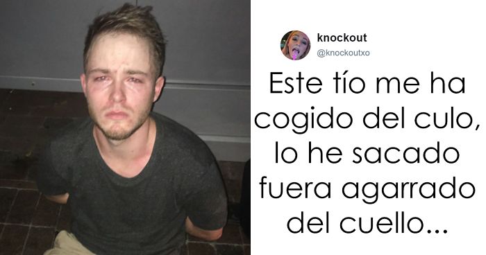 Este tipo se puso a llorar tras intentar meterle mano a una chica, pero no todo el mundo está de acuerdo en que ella se defendiera