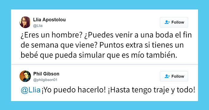Esta mujer pidió por Twitter un acompañante para una boda, 3 años después…