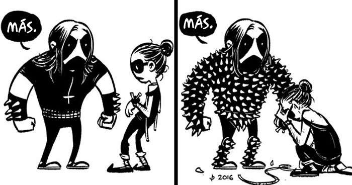10+ Adorables cómics sobre Black Metal para complacer a tu lado oscuro