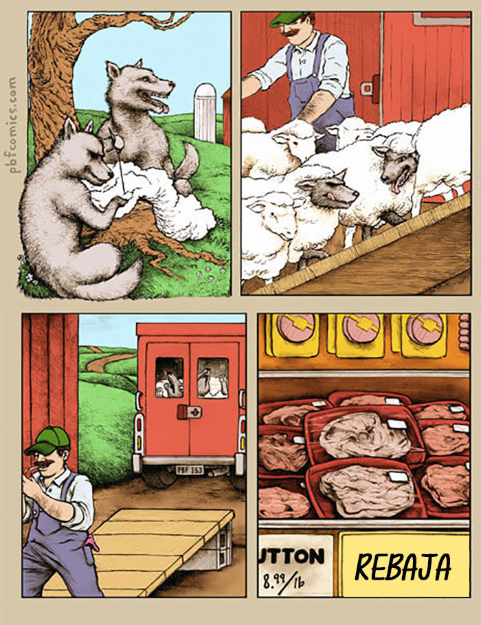 10+ Cómics Hilarantes Con Oscuros Finales Inesperados Por ‘Perry Bible Fellowship’