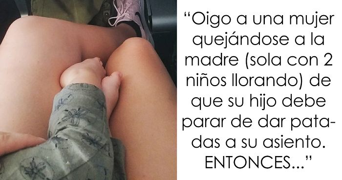 La reacción de esta mujer a un bebé llorando en un avión se vuelve viral, y muestra por qué los que se quejan de ello no ayudan