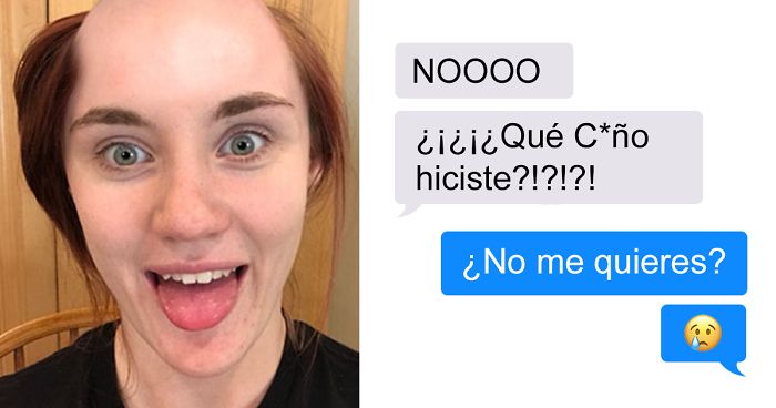 Envía Un Mensaje A Su Novio Diciéndole Que Se Afeitó La Cabeza, No Espera Una Reacción Como Esta