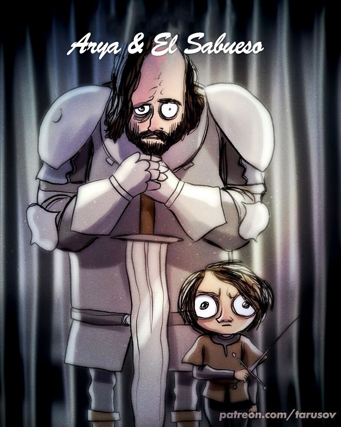 Arya Stark Y El Sabueso