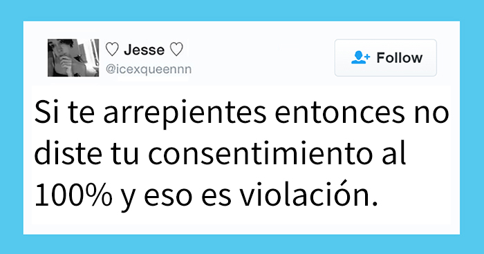 Esta chica piensa que si te arrepientes del sexo es que te han violado, y recibe una lección sobre consentimiento