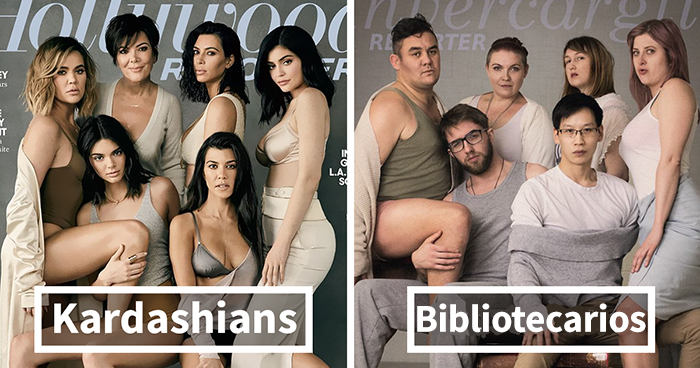 Estos bibliotecarios intentaron imitar unas fotos de las Kardashian, y el resultado es mejor que el original