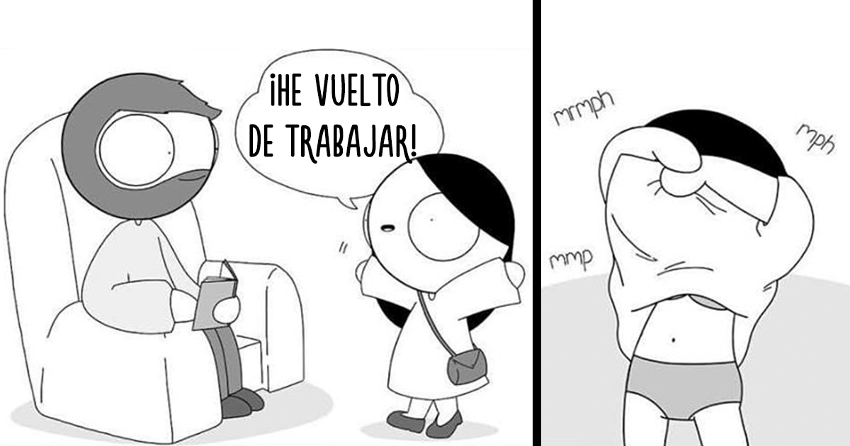 Esta chica ilustra en secreto la vida con su novio, él sube los cómics a internet y se vuelven virales (4ª parte)