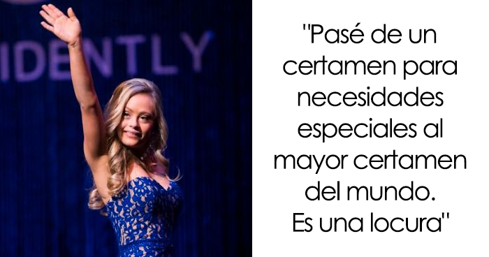 Una mujer con Síndrome de Down compite en el certamen de belleza estatal Miss USA por primera vez en la historia y su sonrisa lo dice todo