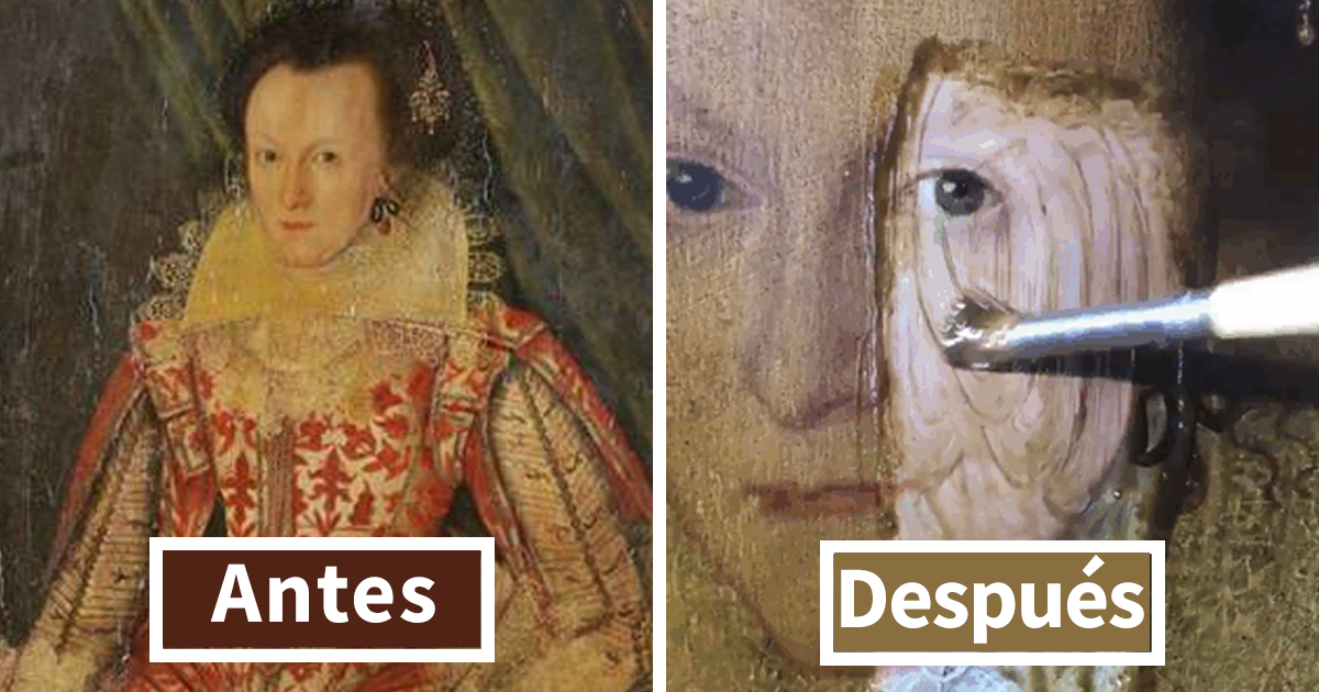 Este experto en arte retiró el barniz amarilleado de hace 200 años de este cuadro de 399 años, y la diferencia es increíble