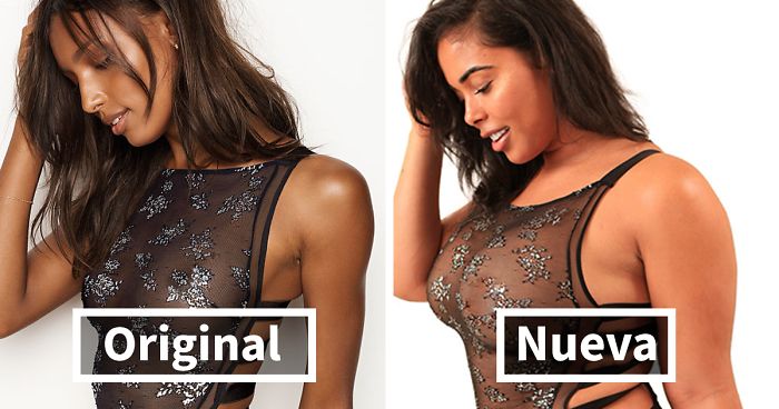 Esta modelo de talla grande recrea las fotos del catálogo de Victoria’s Secret para demostrar que las mujeres con curvas también pueden vender lencería