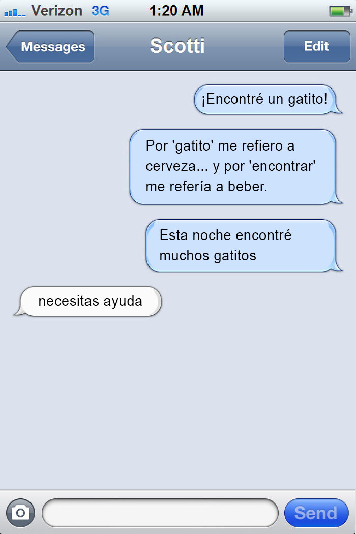 Cómo No Enviar Mensajes Borracho A Tus Amigos A Los Que Le Gustan Los Gatos