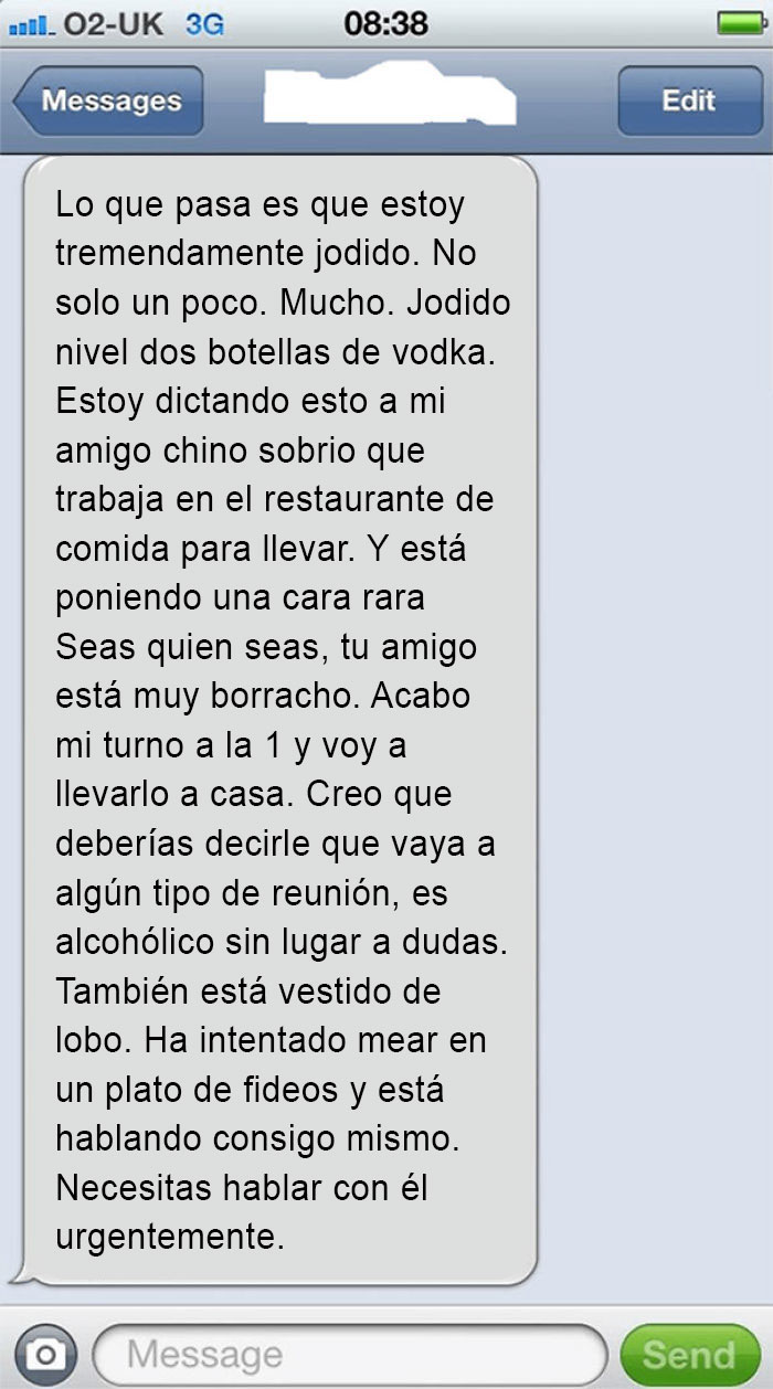 Mensaje Borracho