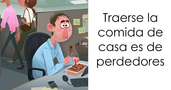 A menudo escucho a la gente decir cosas divertidas, así que empecé a ilustrarlas