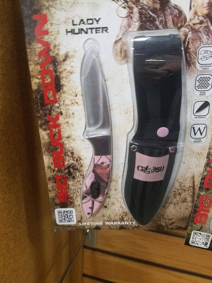 Cuchillo Cazador Para Ellas