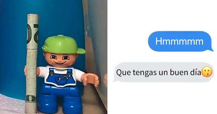 Este padre esconde dinero en casa de su hija cada vez que la visita, y algunos sitios son muy raros