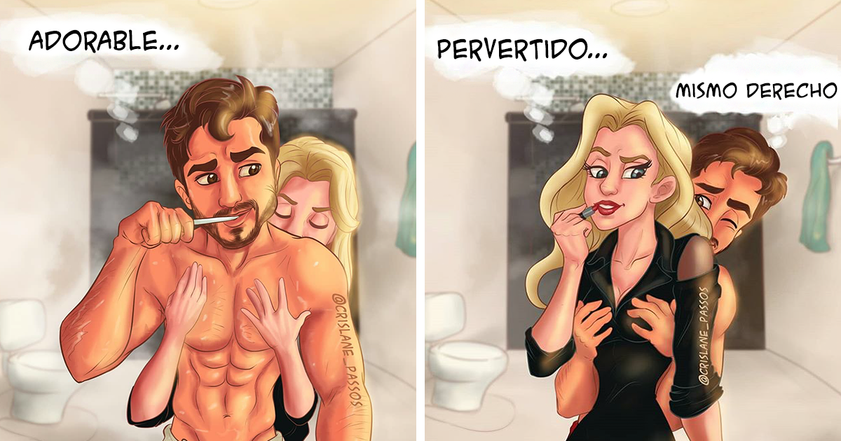 30 Divertidos cómics que resumen perfectamente cómo es una relación larga