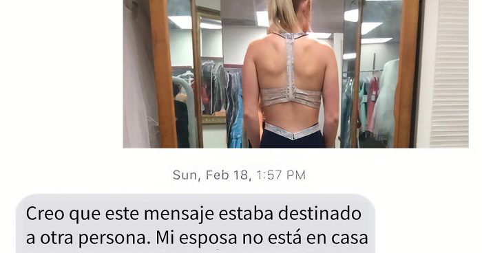Esta mujer mandó un mensaje al nº equivocado pidiendo consejo sobre un vestido y recibió la mejor respuesta