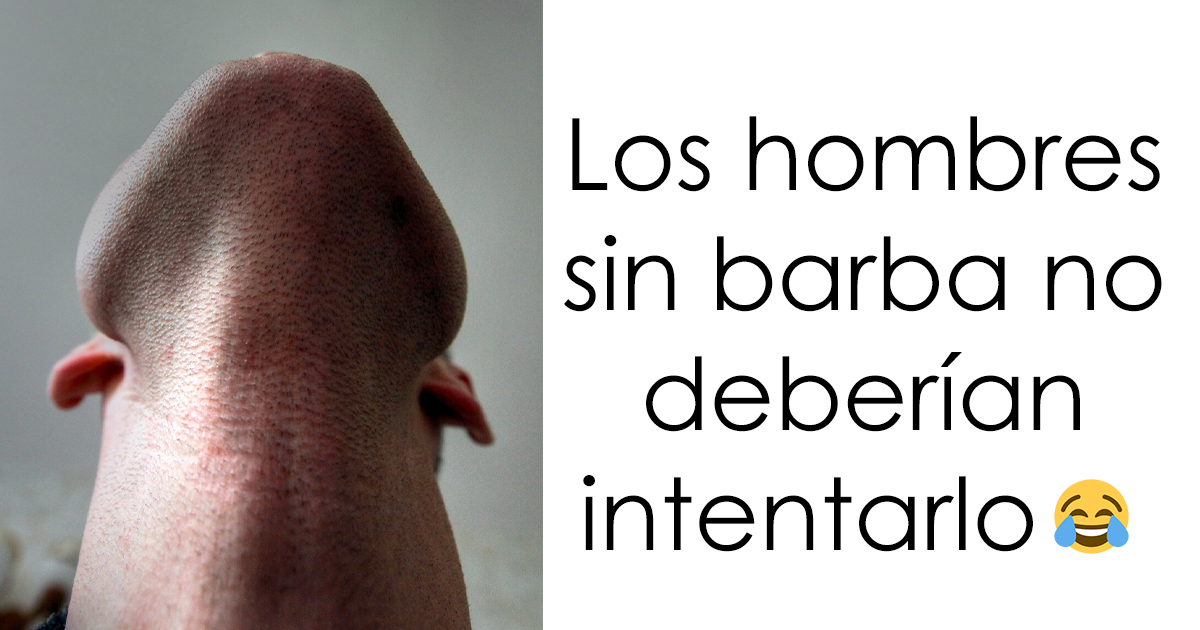 10+ Fotos tan divertidas como perturbadoras de hombres barbudos mirando hacia arriba (añade la tuya)