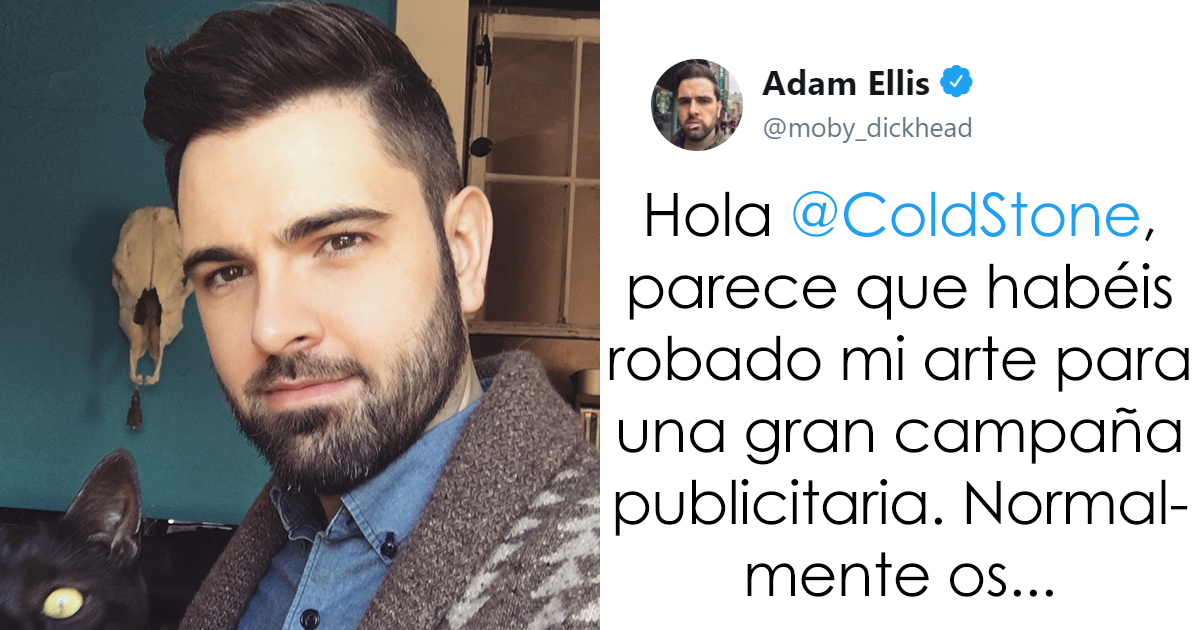 Este artista tuvo una idea inesperada después de que una compañía de helados robara sus obras