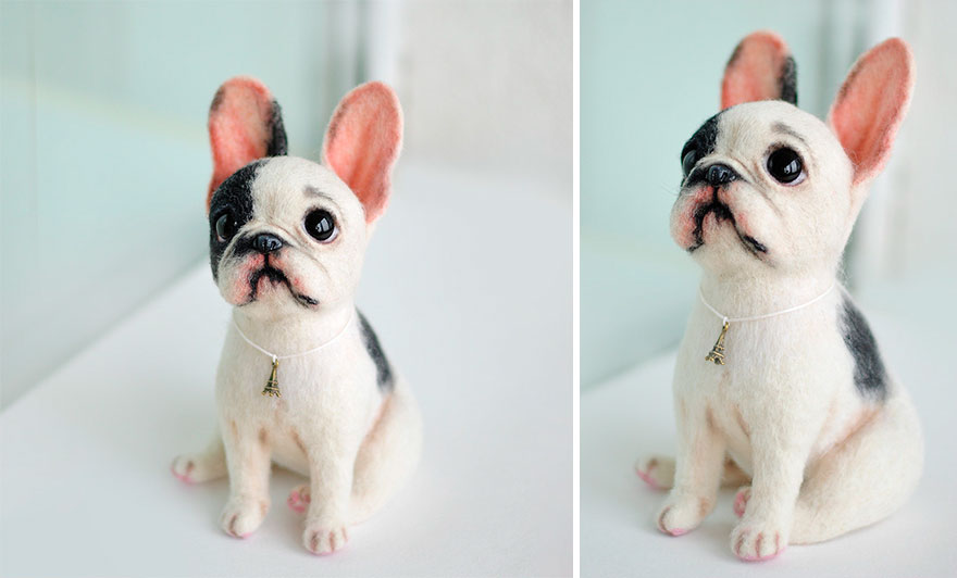 Artista Rusa Crea Perros De Fieltro Adorables