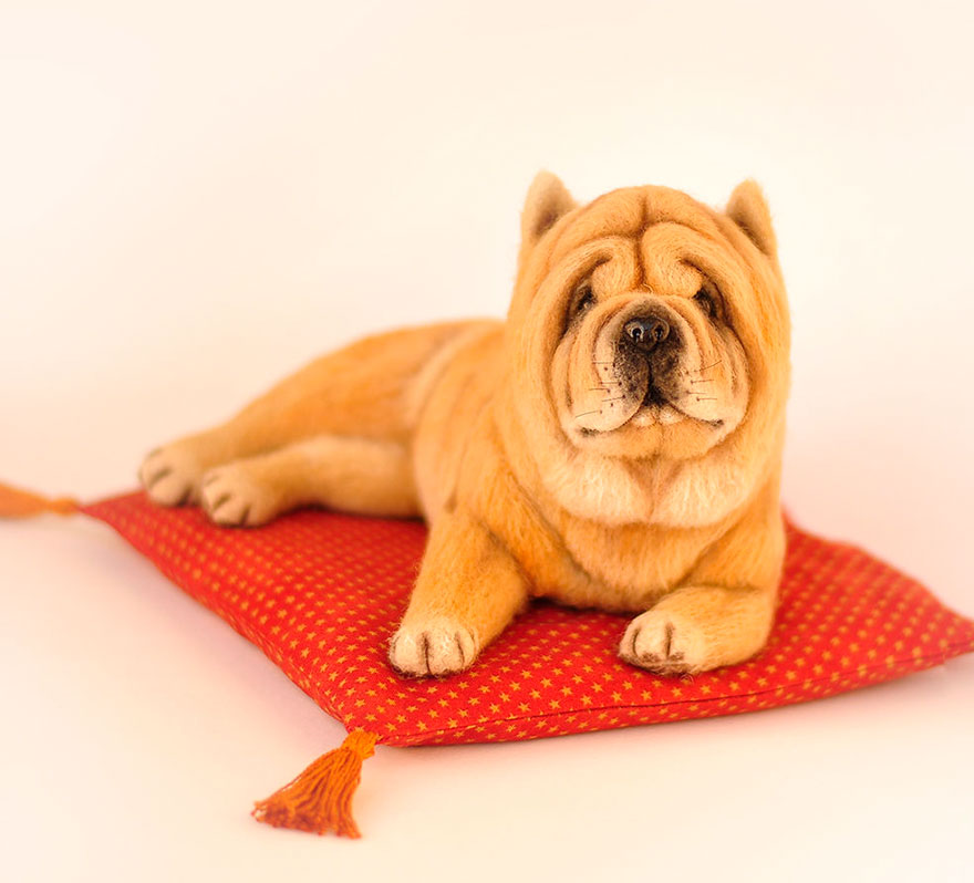 Artista Rusa Crea Perros De Fieltro Adorables