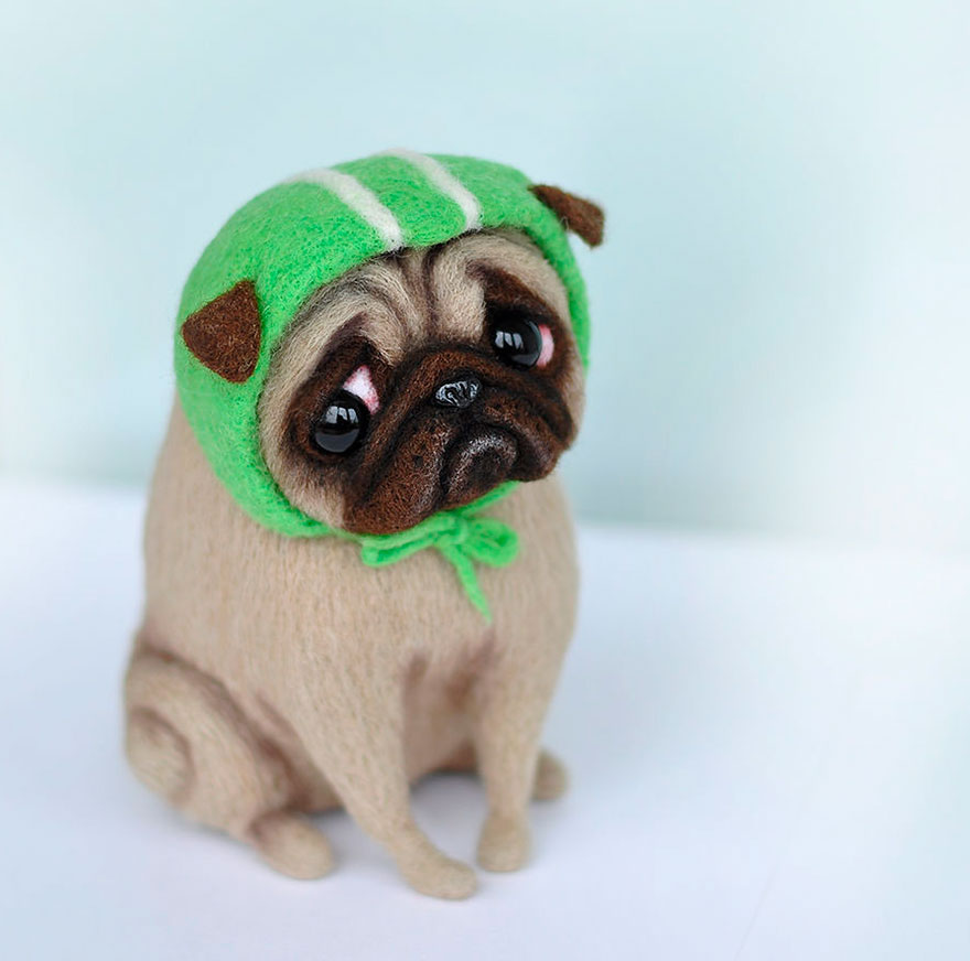 Artista Rusa Crea Perros De Fieltro Adorables