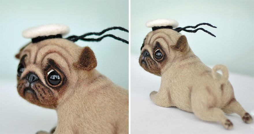 Artista Rusa Crea Perros De Fieltro Adorables