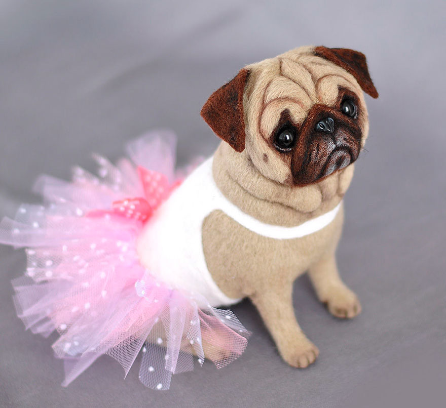 Artista Rusa Crea Perros De Fieltro Adorables