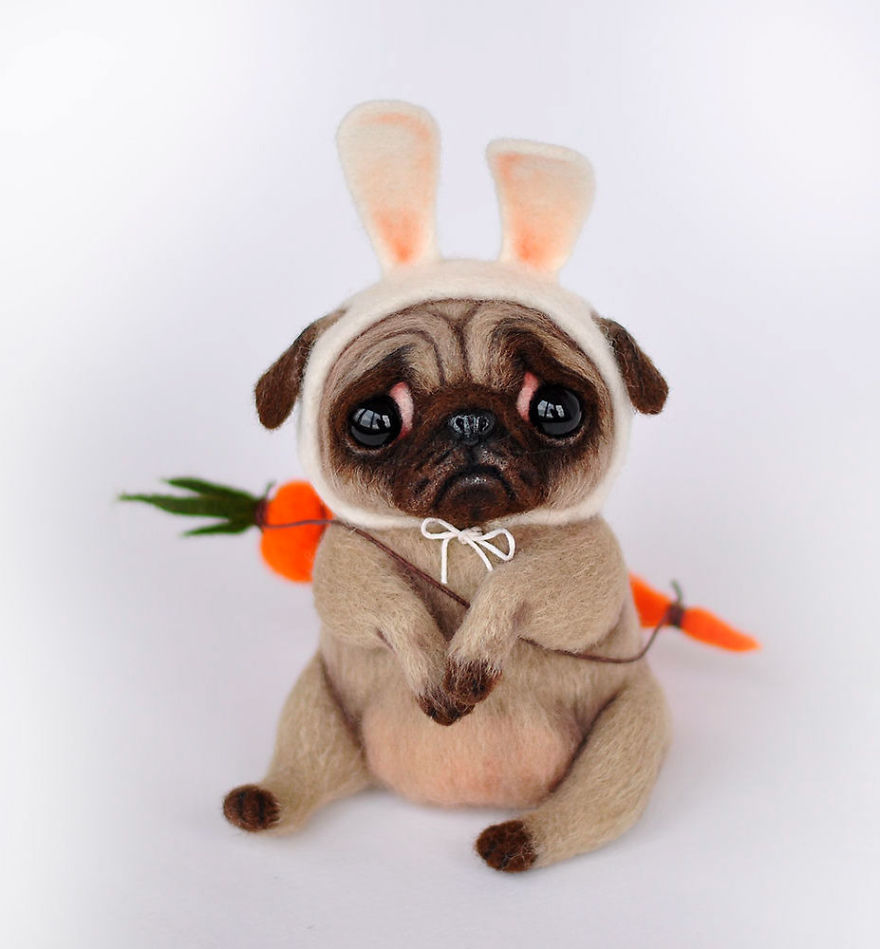 Artista Rusa Crea Perros De Fieltro Adorables