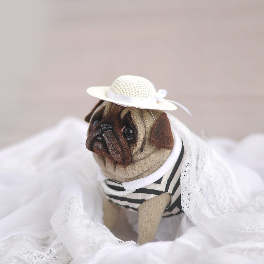 Artista Rusa Crea Perros De Fieltro Adorables