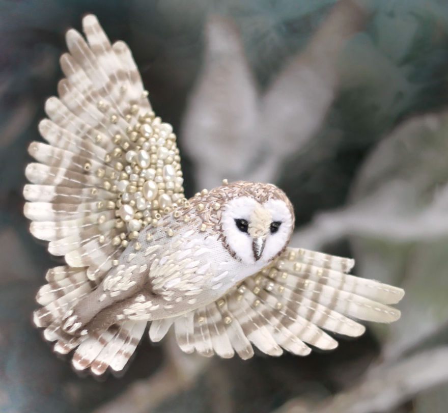 Pájaros Del Paraíso Hechos A Mano Por Artesana Rusa Julia Gorina