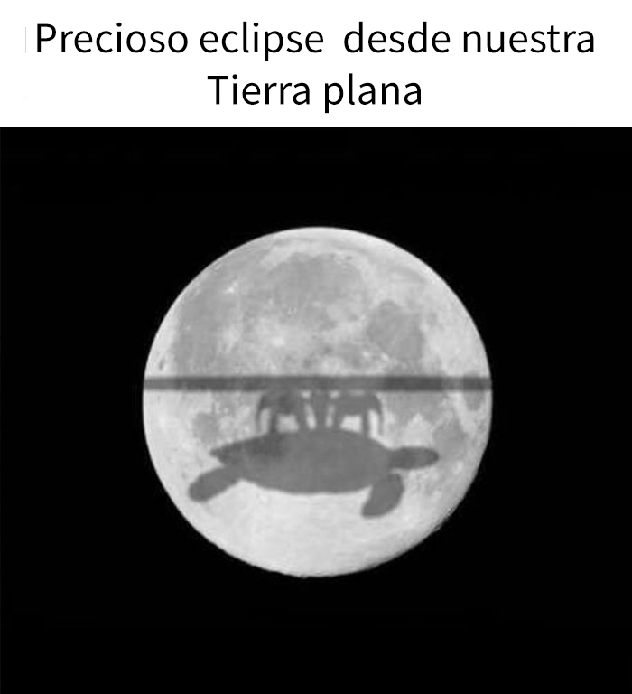 Experimento en laboratorio refleja modelo terraplanista para el Sol y la Luna.