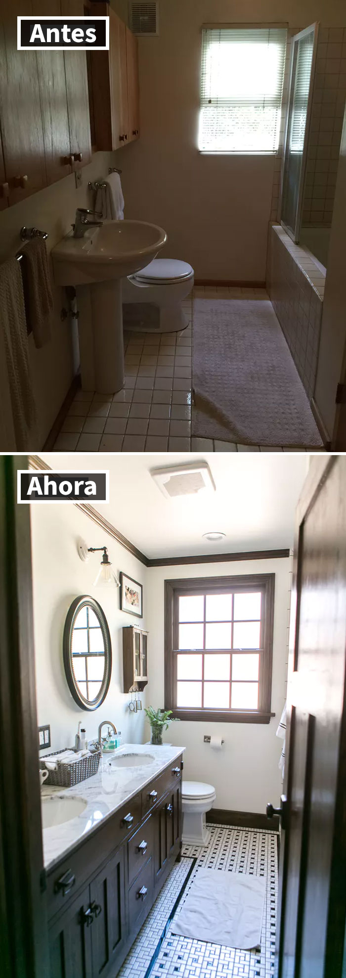 Baño Vintage Reconvertido Con Toques Clásicos Italianos