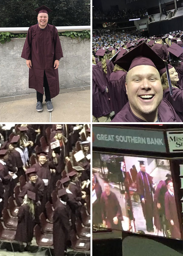 Dejé Los Studios Hace 4 Años, Pero Me He Comprado El Uniforme Y Me He Colado En Esta Graduación. Espero Que Mi Madre Esté Orgullosa