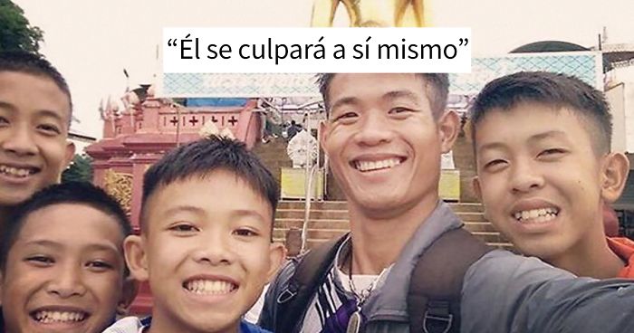 Estos 12 niños quedaron atrapados en una cueva tailandesa y su entrenador de fútbol los mantuvo vivos durante 18 días de forma increíble