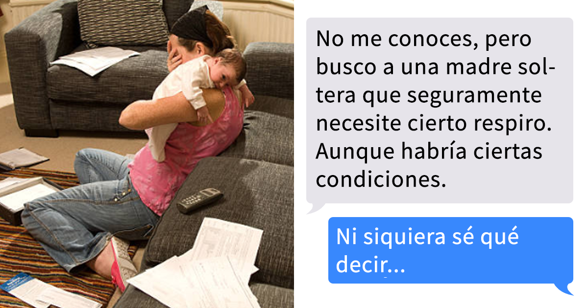Esta madre soltera con dificultades recibió una increíble oferta de una desconocida, pero tenía ciertas condiciones