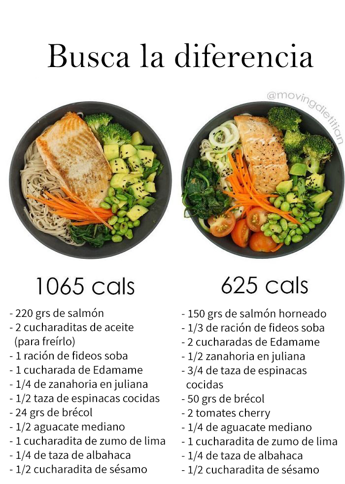 Ambos Platos Son Saludables, Pero Se Pueden Obtener Menos Calorías Con Ciertos Cambios