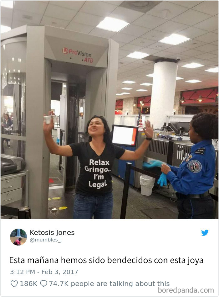 "Relájate Gringo, Soy Legal"