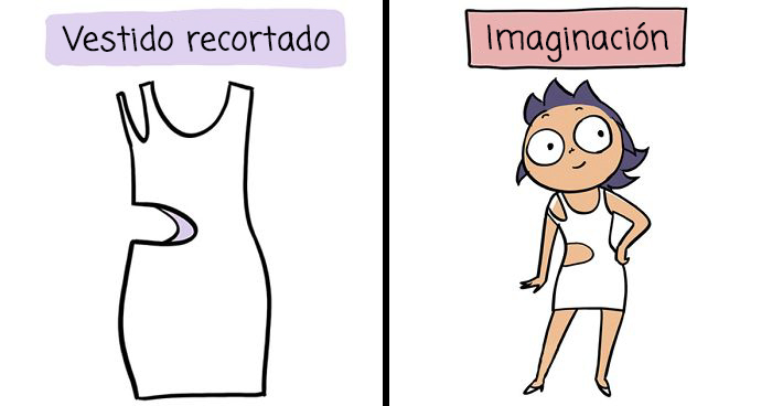 La diferencia Entre Tus Expectativas Al Comprar Ropa Vs. La Realidad (8 Fotos)