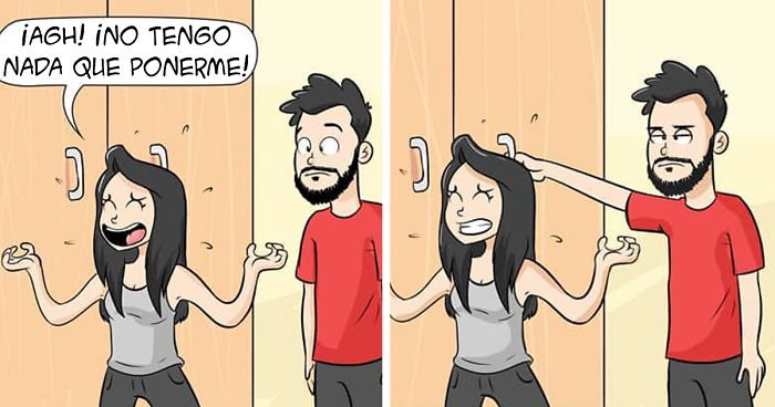 Este ilustrador dibuja su vida diaria junto a su novia en 10+ divertidos cómics
