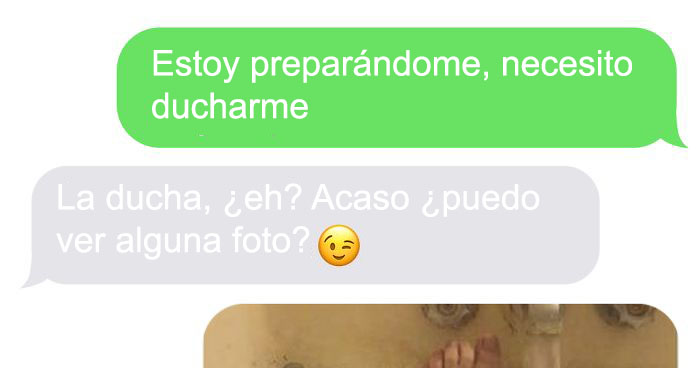 Un Tío Le Pregunta A Su «Enamoramiento» Por Fotos De Ducha Sexy, Obtiene Más De Lo Que Esperaba