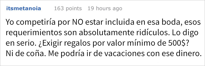 Esta lista de exigencias de una novia es tan horrible que su propia hermana la compartió online