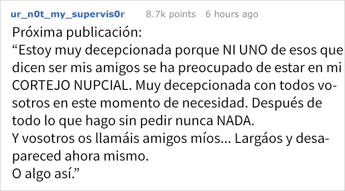 Esta lista de exigencias de una novia es tan horrible que su propia hermana la compartió online
