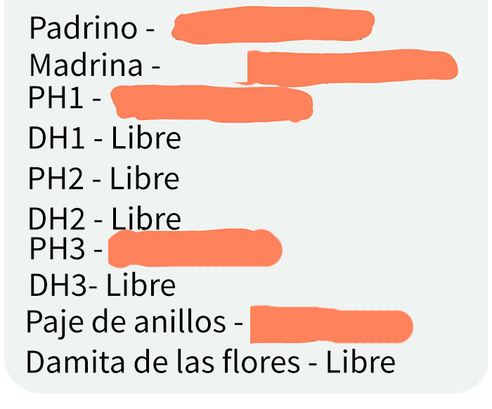 Esta lista de exigencias de una novia es tan horrible que su propia hermana la compartió online