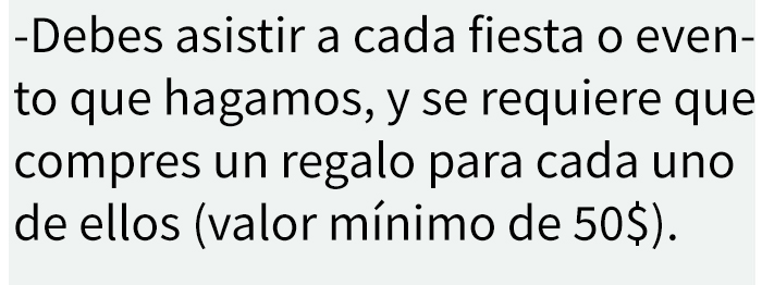 Esta lista de exigencias de una novia es tan horrible que su propia hermana la compartió online