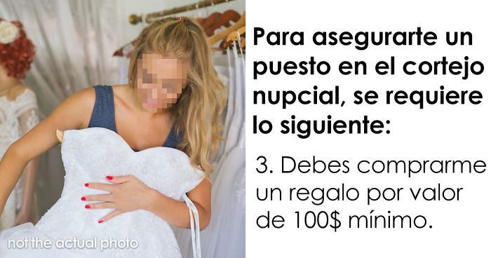 Esta lista de exigencias de una novia es tan horrible que su propia hermana la compartió online