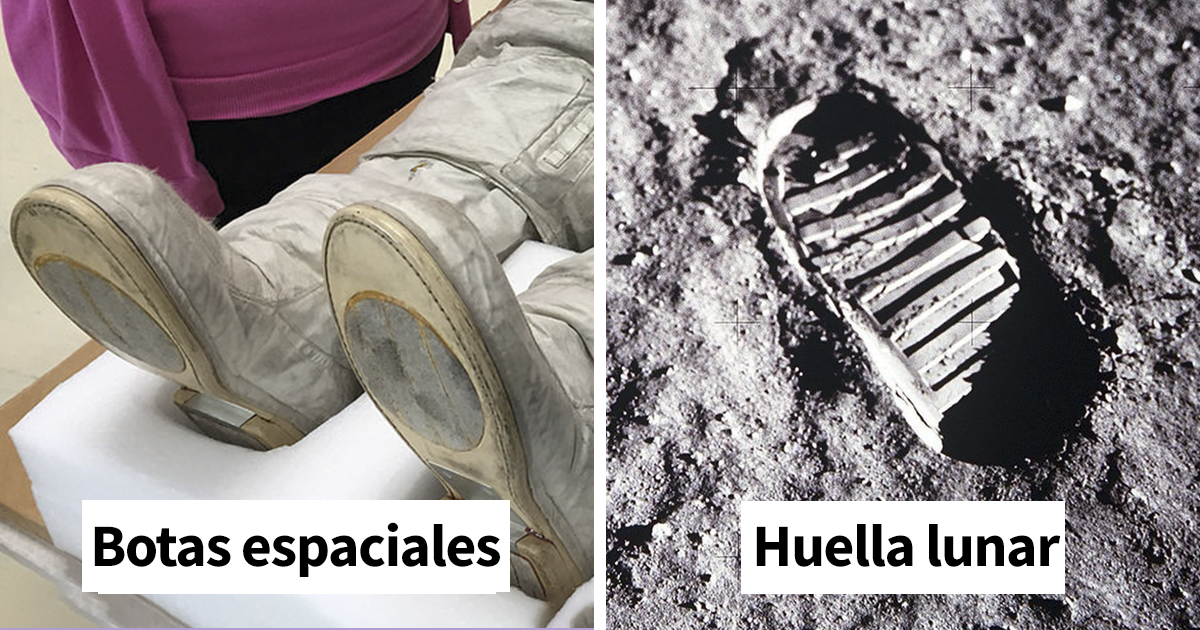 Un conspiranoico afirma que las huellas de la Luna no concuerdan con las de las botas de los astronautas, pero no se percató de un importante detalle